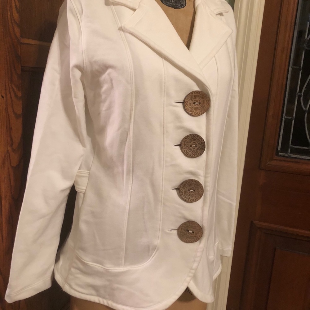 Neon Buddha Button Up Blazer